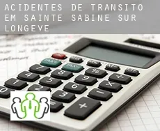 Acidentes de trânsito em Sainte-Sabine-sur-Longève