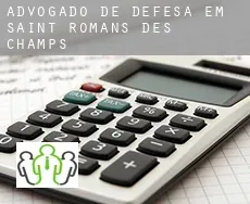Advogado de defesa em  Saint-Romans-des-Champs