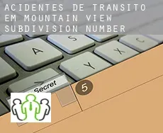 Acidentes de trânsito  em  Mountain View Subdivision Number 12