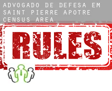 Advogado de defesa em  Saint-Pierre-Apôtre (census area)