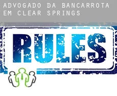 Advogado da bancarrota em Clear Springs