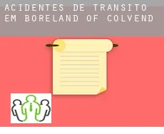 Acidentes de trânsito  em  Boreland of Colvend