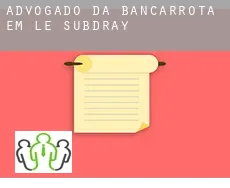 Advogado da bancarrota em  Le Subdray