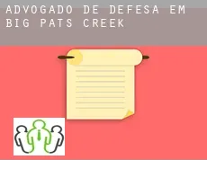 Advogado de defesa em  Big Pats Creek
