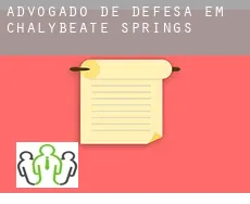 Advogado de defesa em  Chalybeate Springs